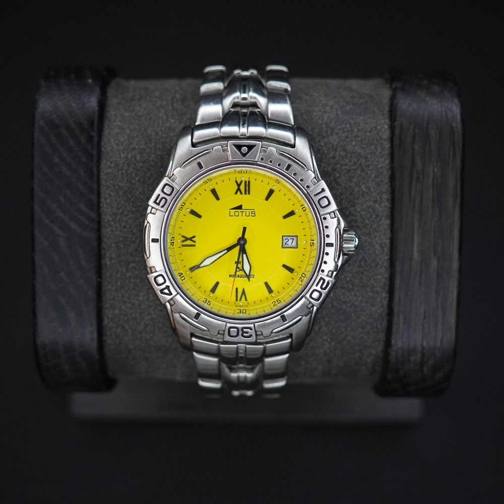 Lotus 9723/B MecaQuartz Men's Watch in Steel & Water Resistant Parts/Repair